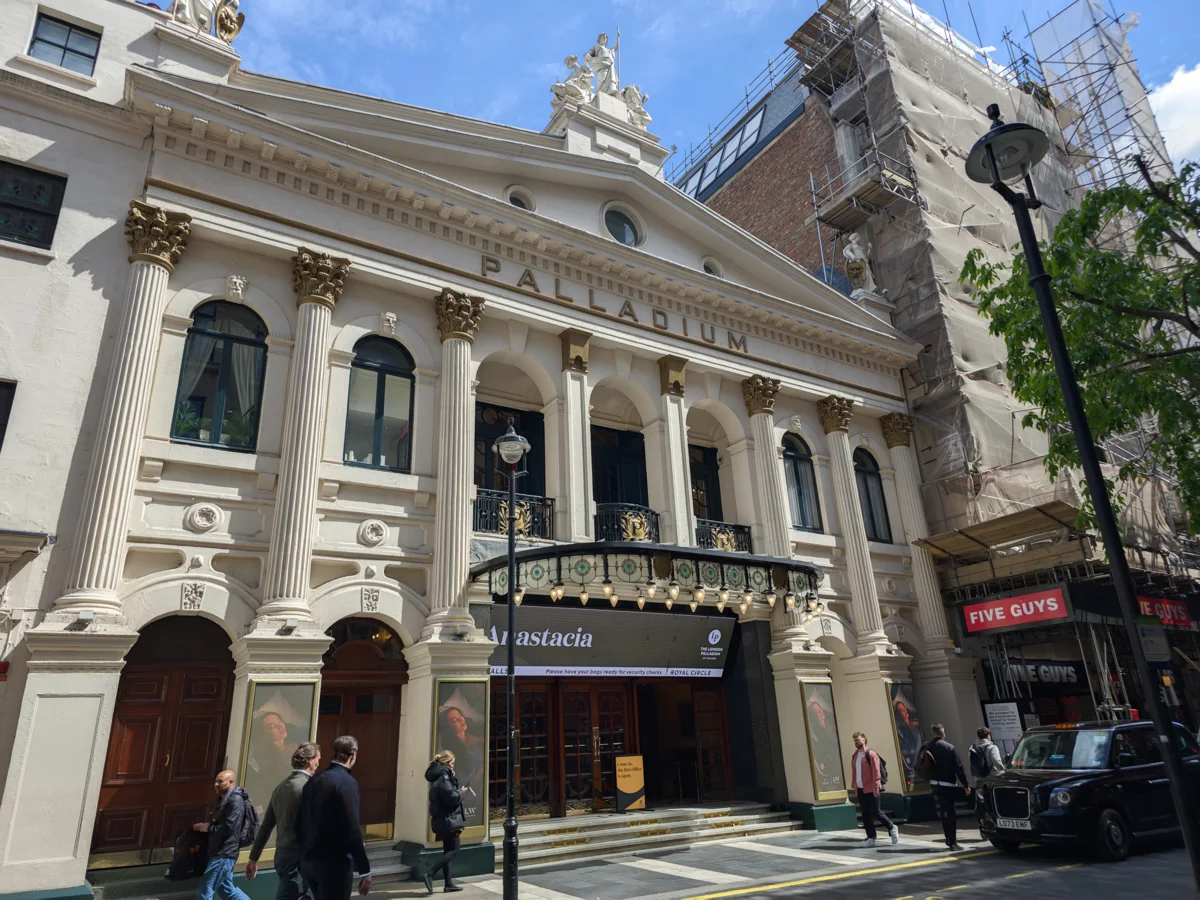 Le London Palladium photographié en mai 2025