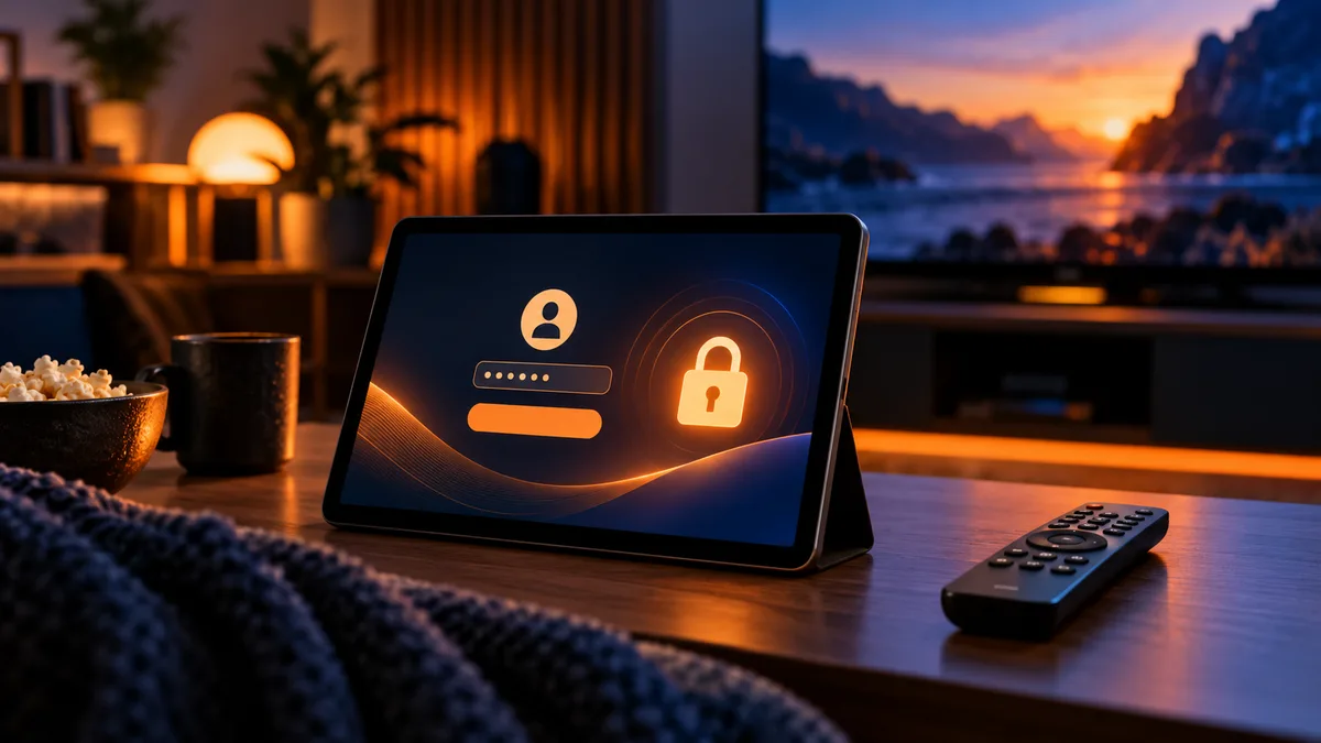 Illustration : protection des identifiants d’un lecteur IPTV
